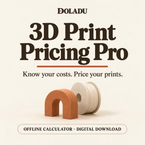3D Print Pricing Calculator | G-Code & 3MF Cost Estimator | Offline Profit and Quote Tool