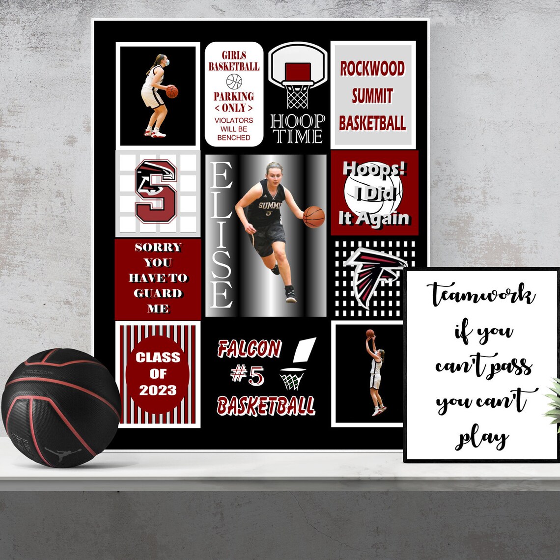 Basketball Sports Boxes With Photos Basketball Boxes Etsy
