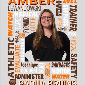Trainer Collage, Videographer Collage, Manager Collage, Custom Collages, Sports Collages, Trainer Print, Videographer Print, Manager Print image 6