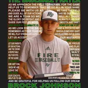 Trainer Collage, Videographer Collage, Manager Collage, Custom Collages, Sports Collages, Trainer Print, Videographer Print, Manager Print image 10