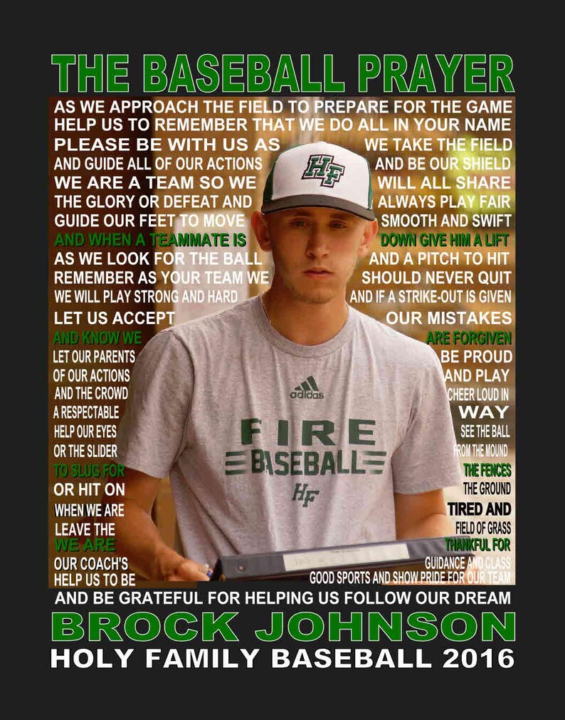 Trainer Collage, Videographer Collage, Manager Collage, Custom Collages, Sports Collages, Trainer Print, Videographer Print, Manager Print image 10
