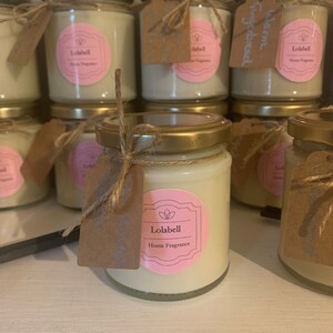 Soy wax fragranced candle - Pomegranite, mandarin and amber