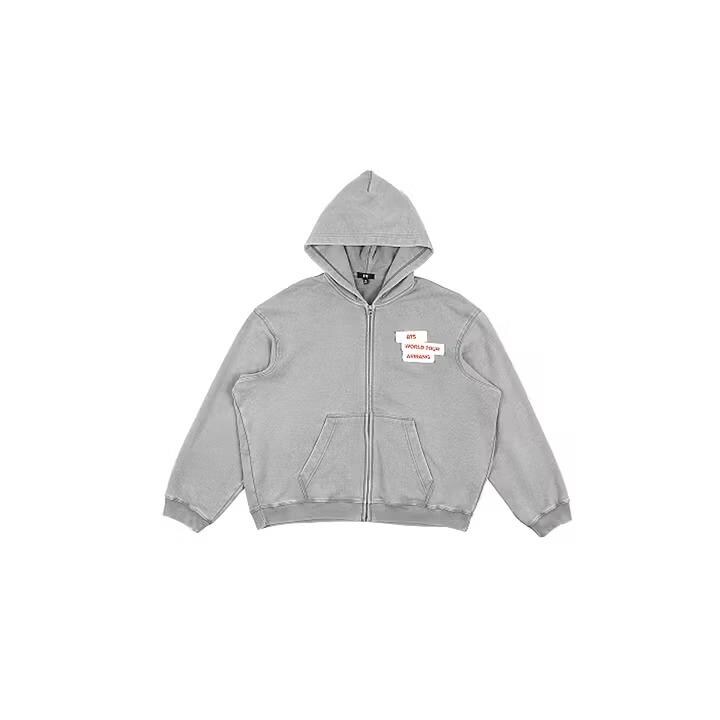 Bts Zip up Sweatshirt - Etsy