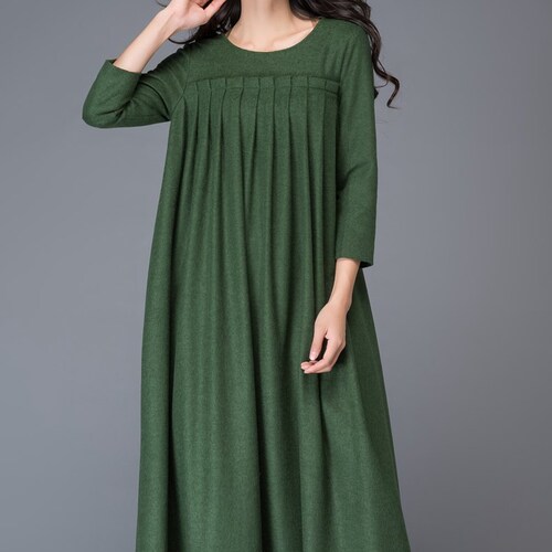 Shirt Maxi Dress Women Collar Dress Plus Size Clothing Long | Etsy