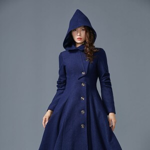 Wool Princess coat, 1950s wool coat, Swing coat Vintage, Long wool coat, Wool coat women, winter coat women, fit and flare coat 1640# Wool Princess coat, 1950s wool coat, Swing coat Vintage, Long wool coat, Wool coat women, winter coat women, fit and flare coat 1640#