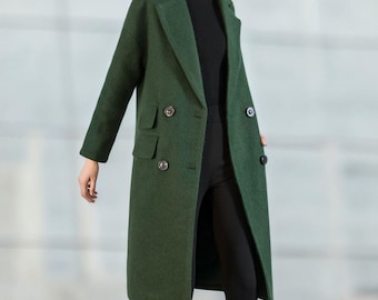 ジャケット・アウター AVON HOUSE wool long coat el Amazon.com: IDEALSANXUN Long Wool Coats for Women Fall