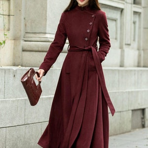 Long fitted jacket womens sale