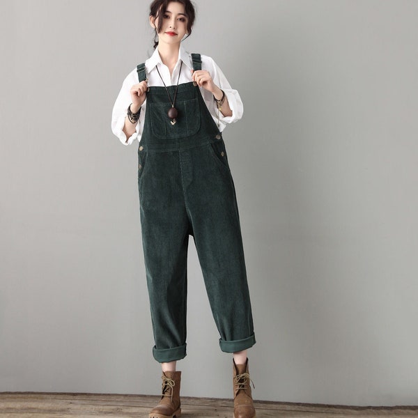 Plus Size Overalls Etsy
