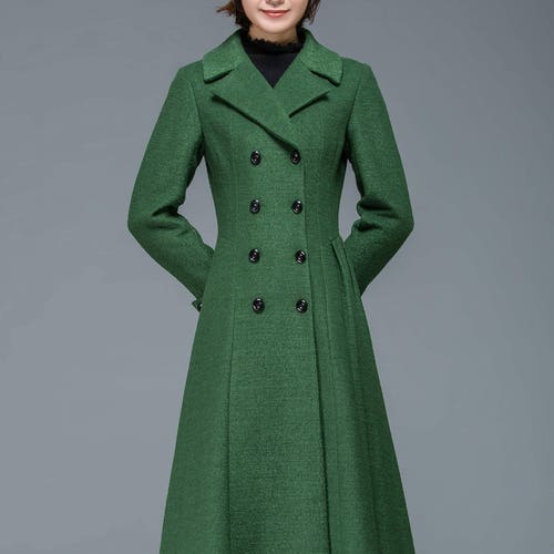 womens teal winter coat