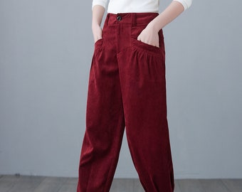 【COSYHARU】Day corduroy wide pants CORDUROY WIDE-LEG PANTS - DARK KHAKI | COS