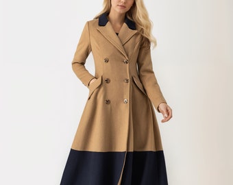 ジャケット・アウター epine volume wool tailored coat gray volume wool tailored coat charcoal gray | épine