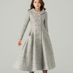 Wool Coat, Black Coat, Swing Coat, Long Coat, Long Coat Dress, Winter Coat  Women, Princess Coat, Fall Coat Women, Coat With Pockets C1019 -   Sweden