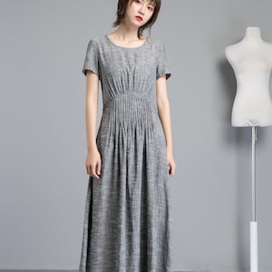 Linen Dress Linen Maxi Dress Womens Dress Long Linen Maxi - Etsy