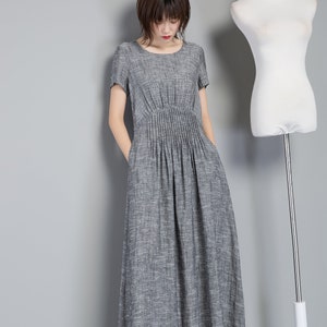 Linen Dress Linen Maxi Dress Womens Dress Long Linen Maxi - Etsy