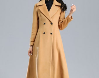 camel swing coat
