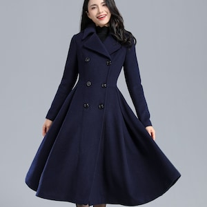 Winter Dress Coat Etsy