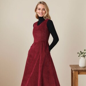 Corduroy a line dress online