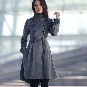 Wool Hidden Belt Coat – La Garçonne