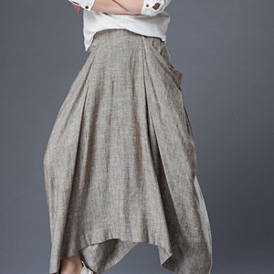 Linen Skirt, Maxi Skirts, Skirts for Women, Linen Maxi Skirt, Long ...