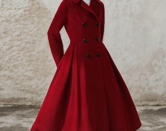 【INCHANT ME】Cold Double Long Handmade Coat ME】Cold Coat Handmade 【INCHANT Long Double