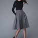 rmartinezj87 reviewed Gray wool skirt, winter skirt, womens skirt, midi skirt, gray wool skirt, gray midi skirt, winter wool skirt, womens wool skirt C1003.