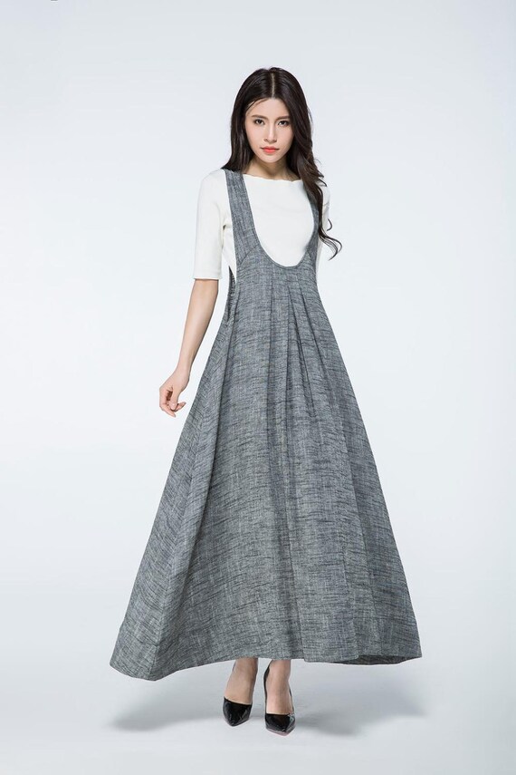 Pinafore dress women Clearance
