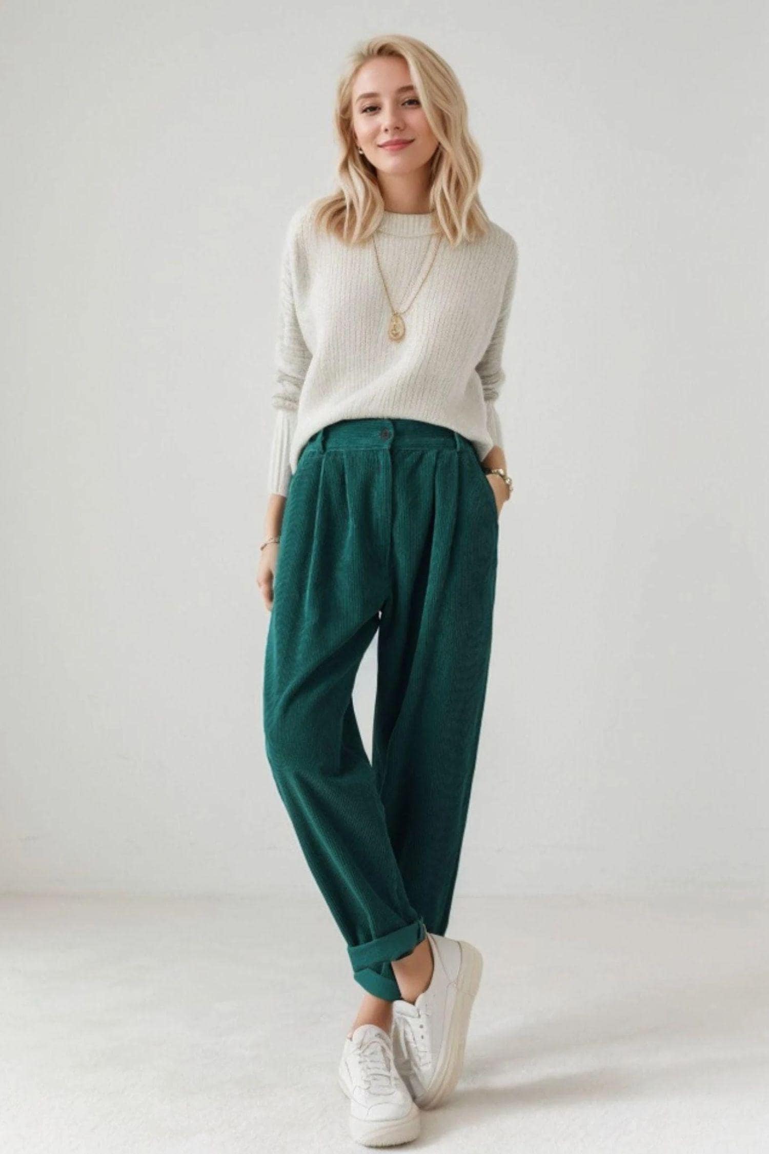 【DISCERNMENT】Green Corduroy Corduroy String Pants Green Corduroy Pants | Brooks Brothers