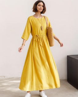 shein women dress Autumn Floral Dresses Multicolor Elegant Long Sleeve High – variants2 Quinceanera Dresses Navy Blue new for spring Color:Gold