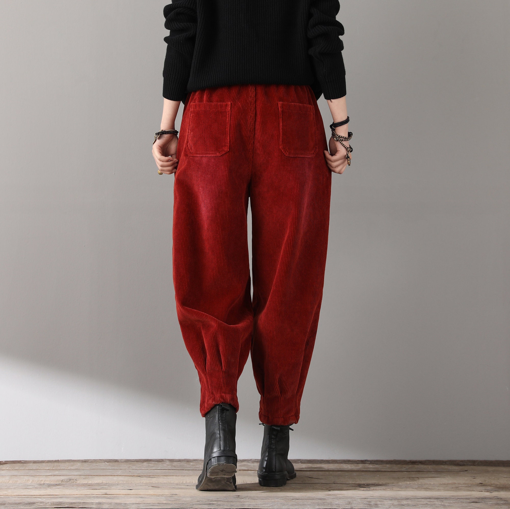 17AW doublet Corduroy Wide Trousers | gulatilaw.com