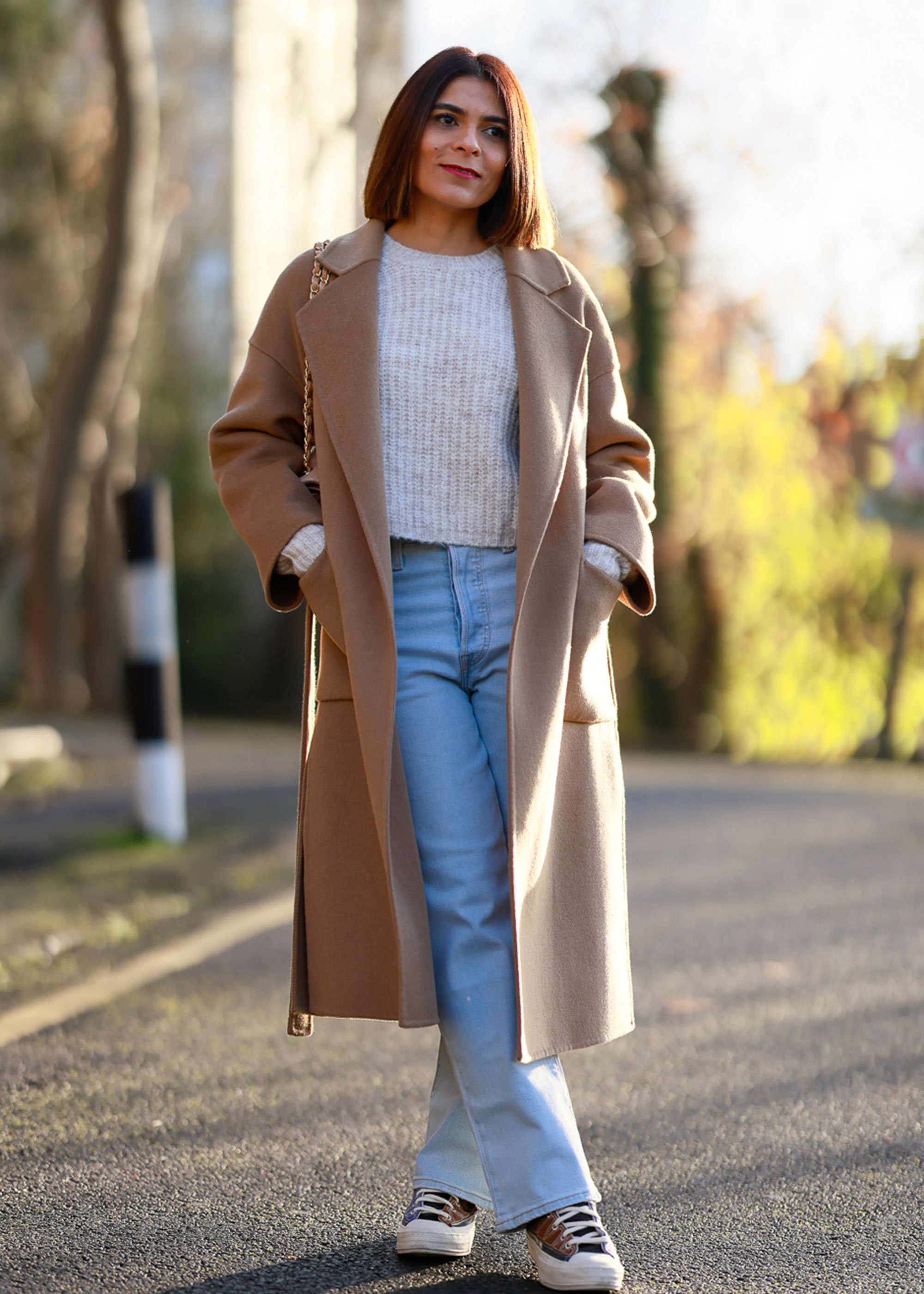 Wool Trench Coat, Camel Wool Coat Women, Long Belted Wool Wool Trench Coat, Camel Wool Coat Women, Long Belted Wool