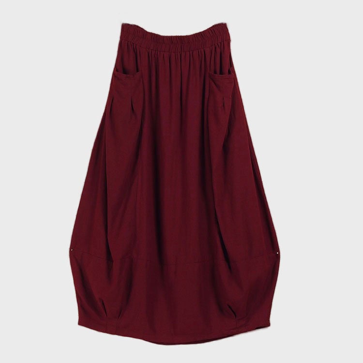 Linen Skirt Long Linen Skirt Casual Linen Skirt Brown Linen Etsy Canada