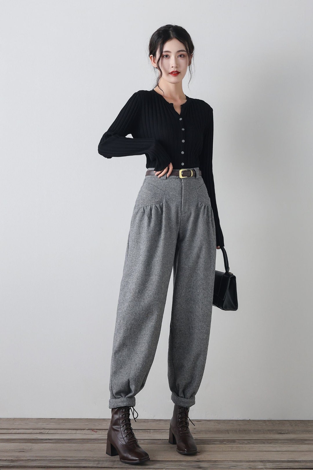 Gray Wool Pants, Womens Pants, Wide Leg Pants, Womens Harem Pants, Loose Pants, High Waist Pants, Autumn Pants, Custom Pants, Ylistyle C4345 - Etsy Gray Wool Pants, Womens Pants, Wide Leg Pants, Womens Harem Pants, Loose Pants, High Waist Pants, Autumn Pants, Custom Pants, Ylistyle C4345 - Etsy