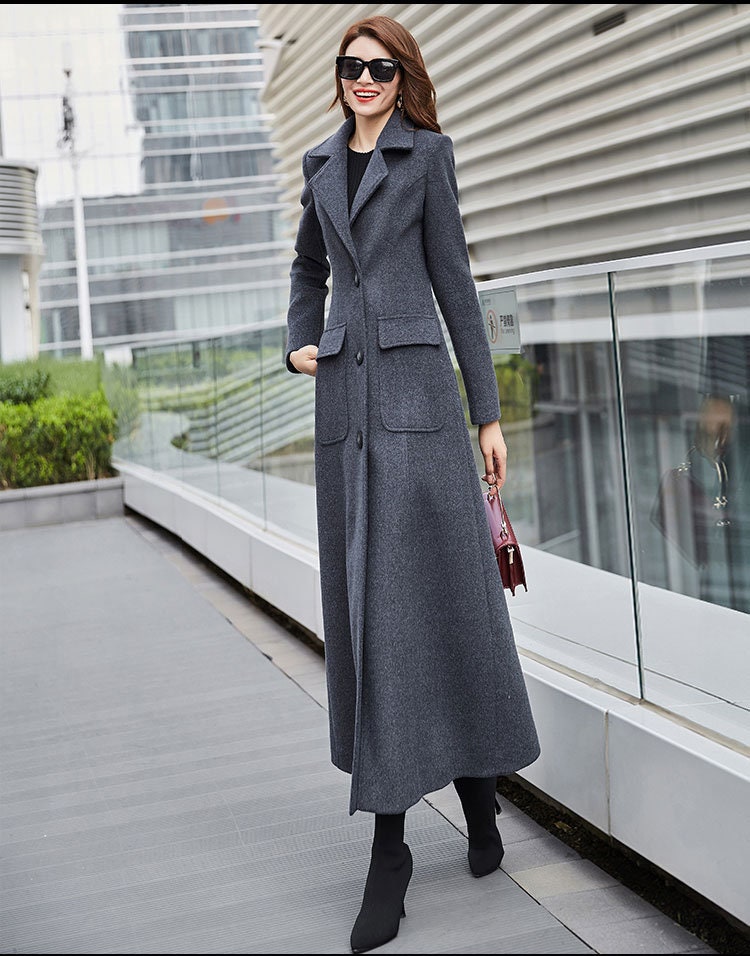Long Gray Wool Coat, Women's Wool Coat, Warm Winter Wool Coat, Wool Coat Women, Winter Coat Women, Maxi Wool Coat, Custom Wool Coat C2593 - Etsy Long Gray Wool Coat, Women's Wool Coat, Warm Winter Wool Coat, Wool Coat Women, Winter Coat Women, Maxi Wool Coat, Custom Wool Coat C2593 - Etsy