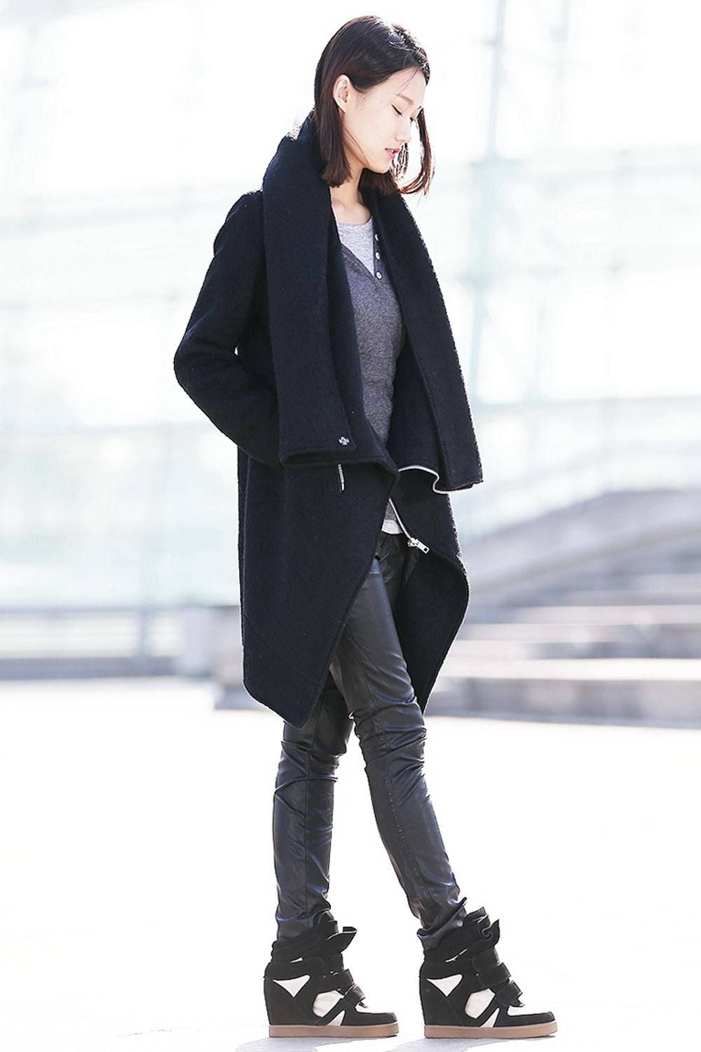 ジャケット・アウター epine volume wool tailored coat gray ARKET Unlined Wool Jacket | Wardrobe Icons