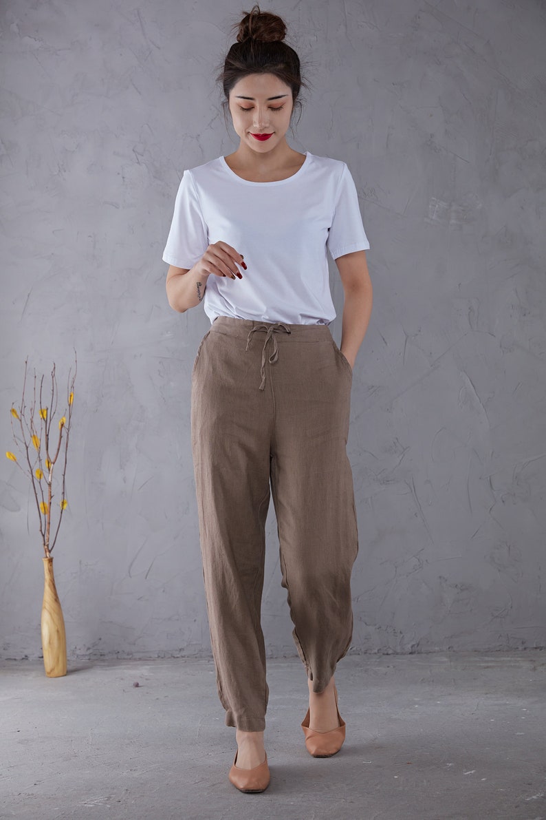 Minimalist Linen Pants