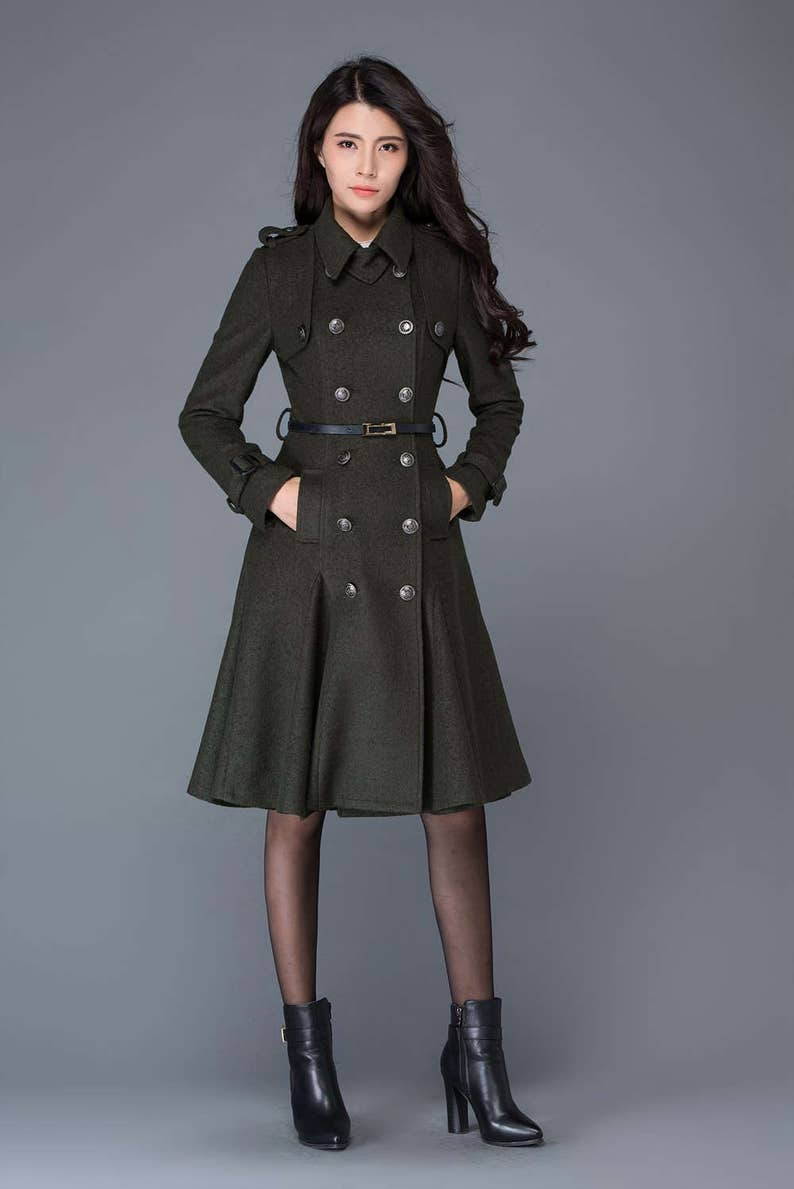 Monica 31 | 100% Wool  Double Breasted Coat