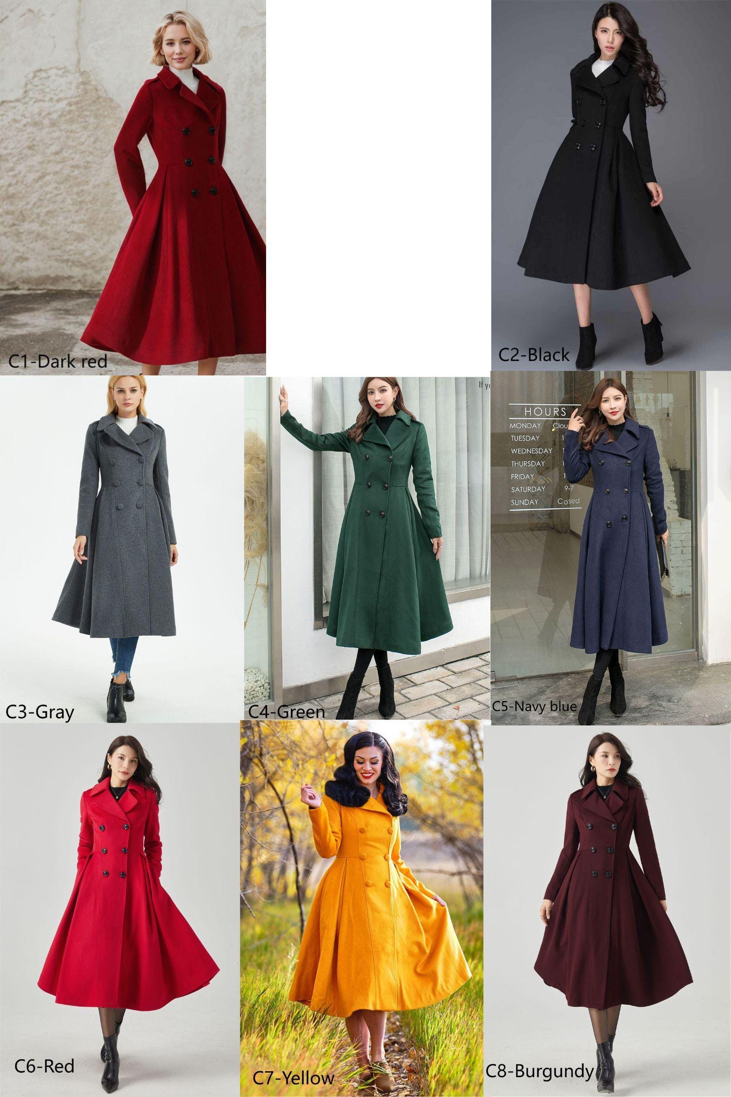 【INCHANT ME】Flared Raglan Wool Half-Coat Relaxed Raglan Half Coat – HOME + VINE