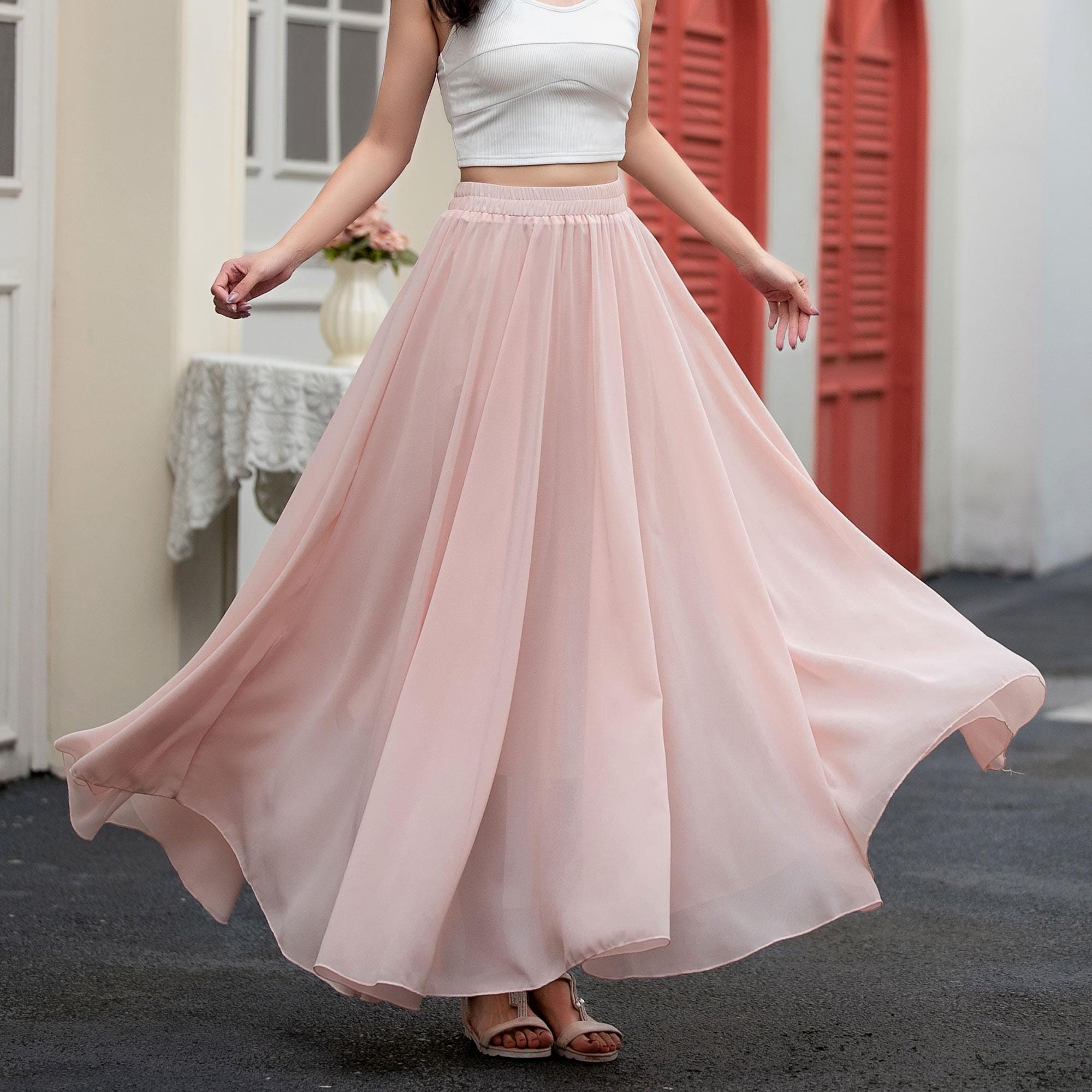 【日本入手困難】Embroidered chiffon skirt スカート Chiffon skirt - Etsy 日本