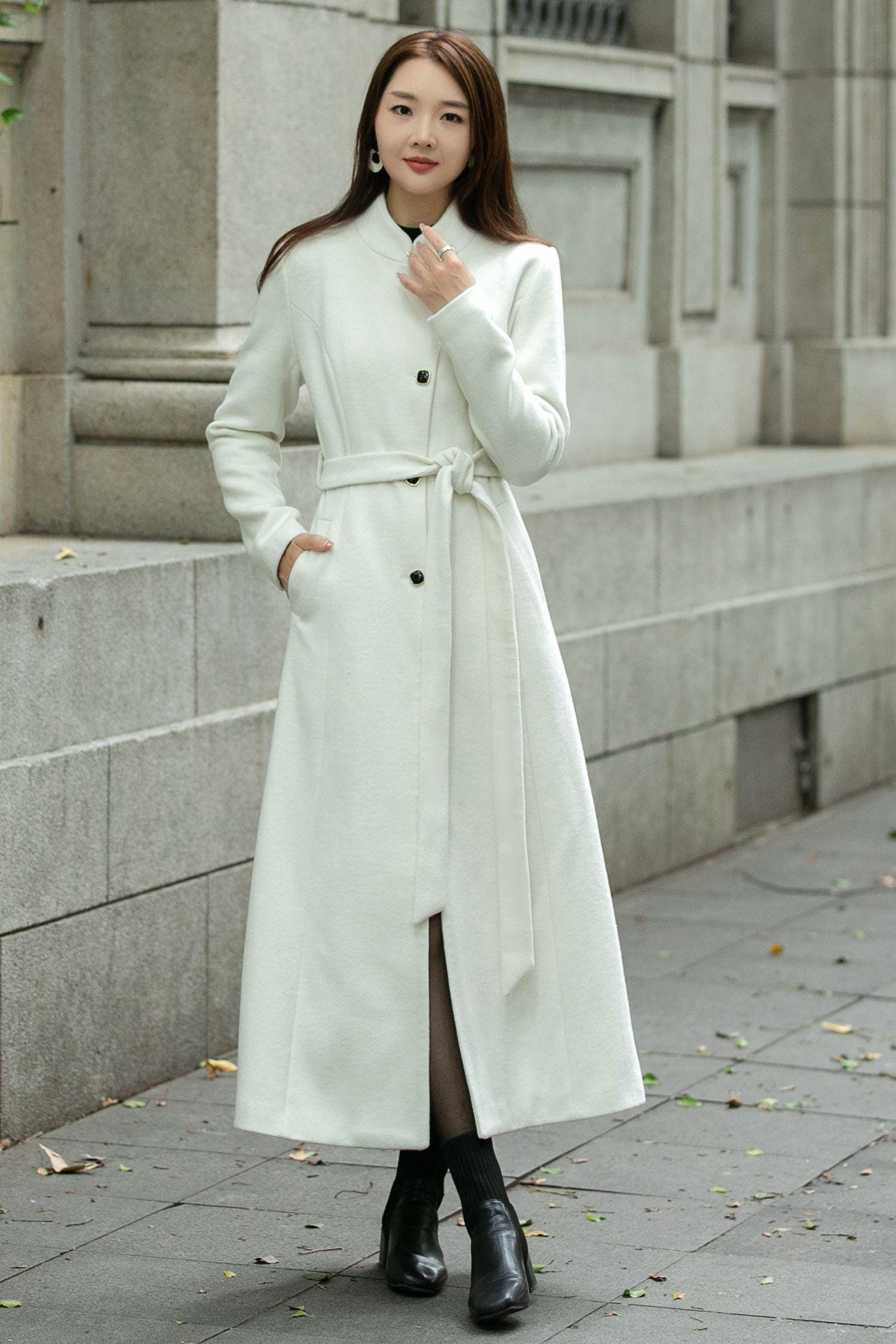 Wool Coat, Long Wool Coat, A Line Coat, Womens Wool Trench Wool Coat, Long Wool Coat, A Line Coat, Womens Wool Trench