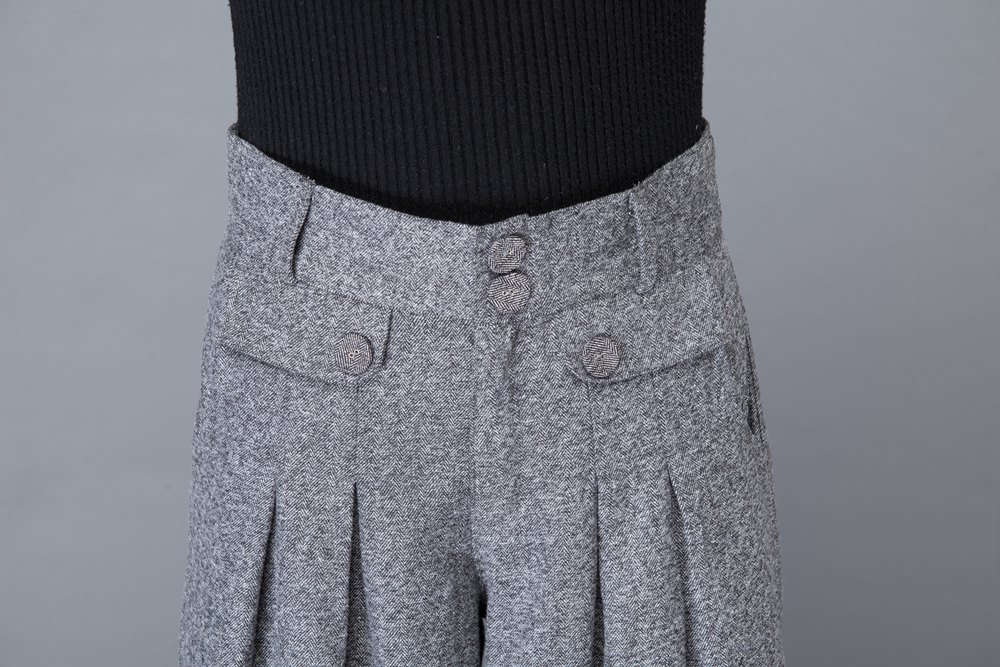 Ylistyle Wide Leg Pants, Wool Pants, Palazzo Pants in Gray, Maxi Wool Pants, Women's Pants, Autumn Winter Pants, Pleated Pants, Wool Clothing C1001 Ylistyle Wide Leg Pants, Wool Pants, Palazzo Pants in Gray, Maxi Wool Pants, Women's Pants, Autumn Winter Pants, Pleated Pants, Wool Clothing C1001