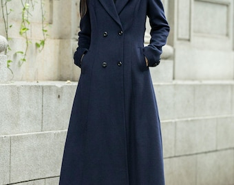 ジャケット・アウター AT LAST&CO WOOL COAT DARK NAVY AT LAST&CO WOOL COAT DARK NAVY