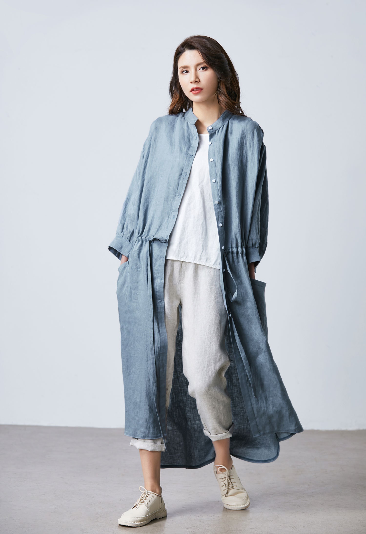 linen maxi