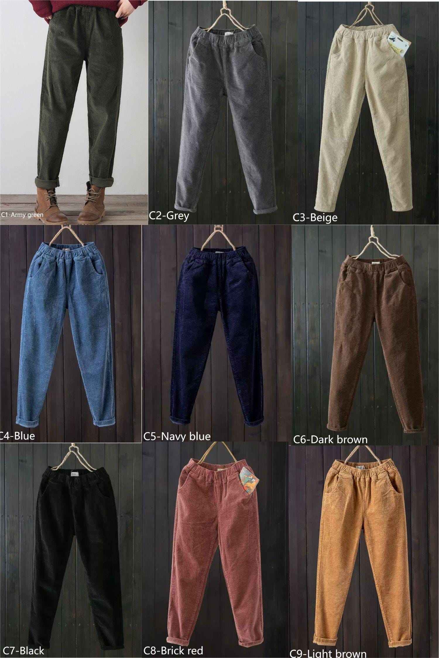 Corduroy Pants, Wide Leg Pants, Womens Pants, Loose Pants, Pants Women, Autumn Pants, Winter Pants, Custom Pants, Ylistyle C4349 - Etsy Corduroy Pants, Wide Leg Pants, Womens Pants, Loose Pants, Pants Women, Autumn Pants, Winter Pants, Custom Pants, Ylistyle C4349 - Etsy