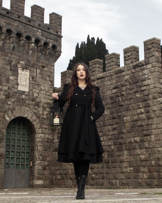 Warm black best sale coats