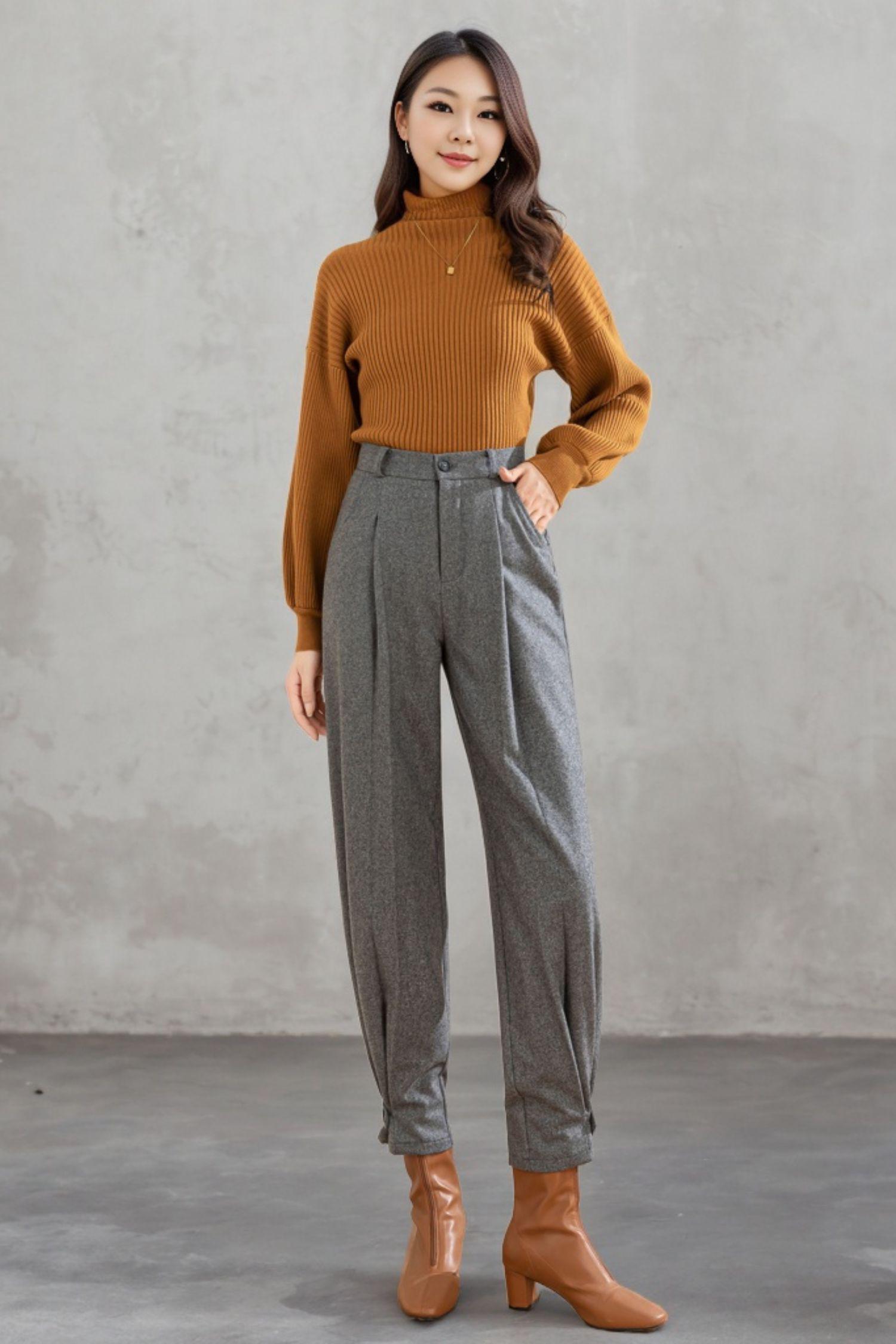 【LIDNM】WOOL MILLED IVY PANTS LIDNM】WOOL MILLED IVY PANTS