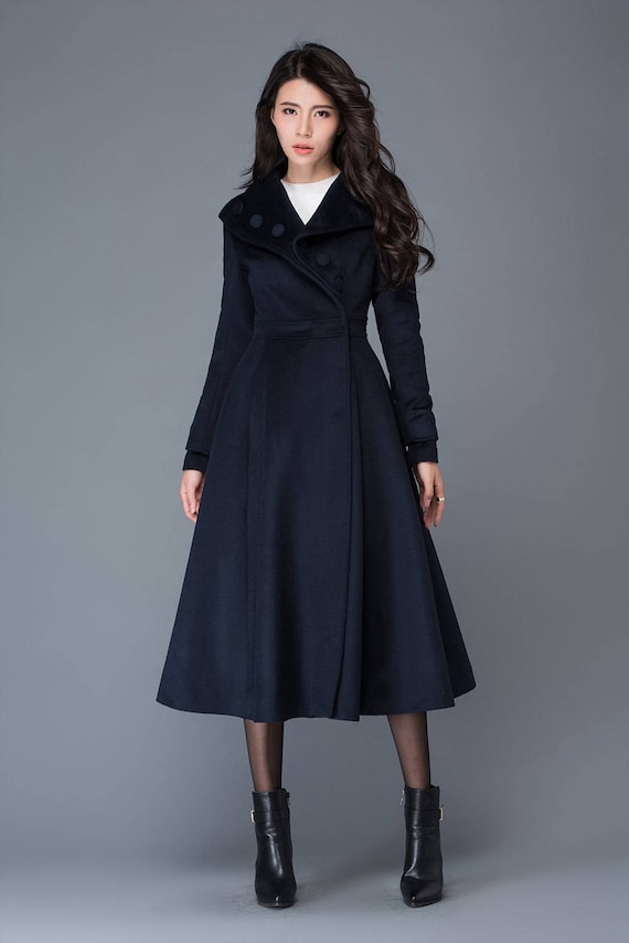 Midi Wool Coat Womens Winter, Winter Coats Wool Womens