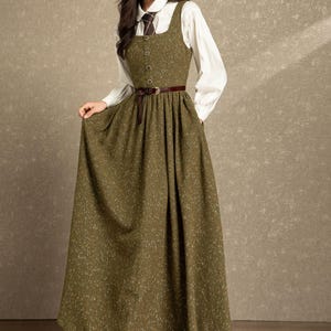 Wool Tropical Pinafore