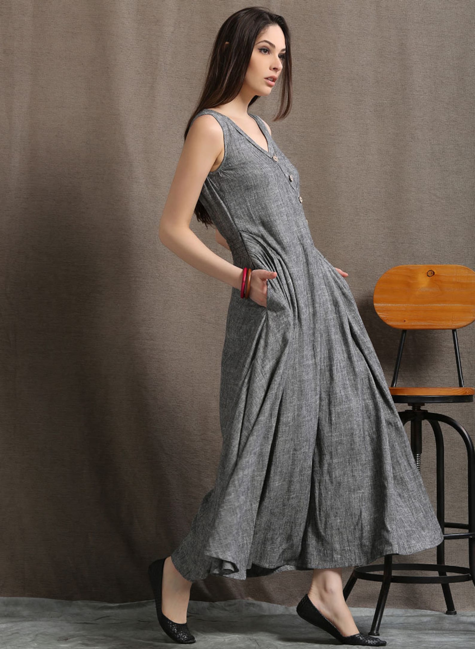 Linen Dress Linen Maxi Dress for Women Womens Dresses - Etsy