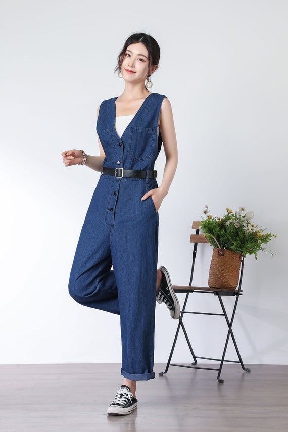 Hot Selling Fashion Loose Jumpsuit Women's Fashion Casual Overalls - China  One Piece Jumpsuit and Jean Jumpsuit price