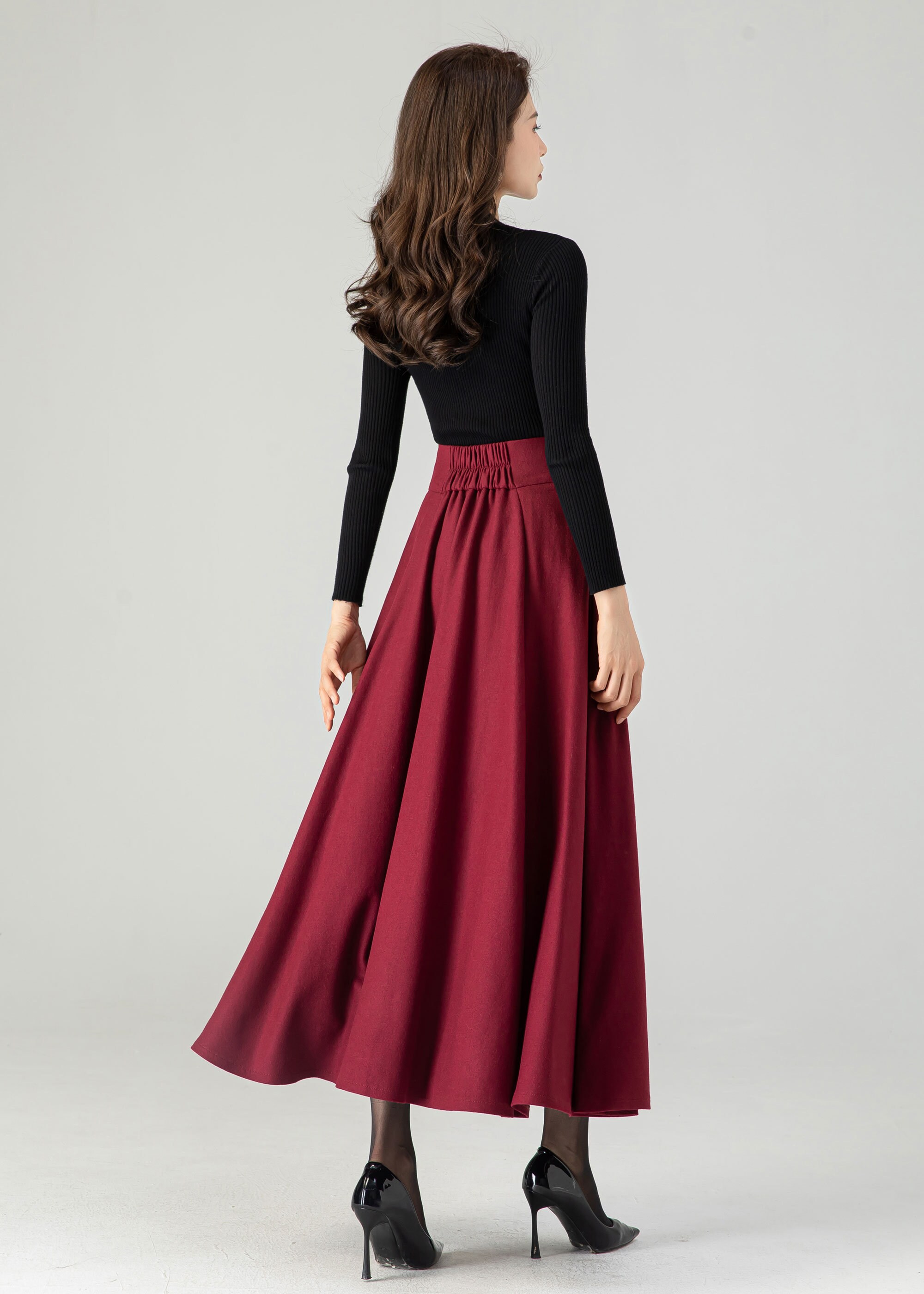 ◎mangomanyplease◎ NUVELL WOOL SKIRT (2colors) Designer fashion, Seoul-fully created | W Concept